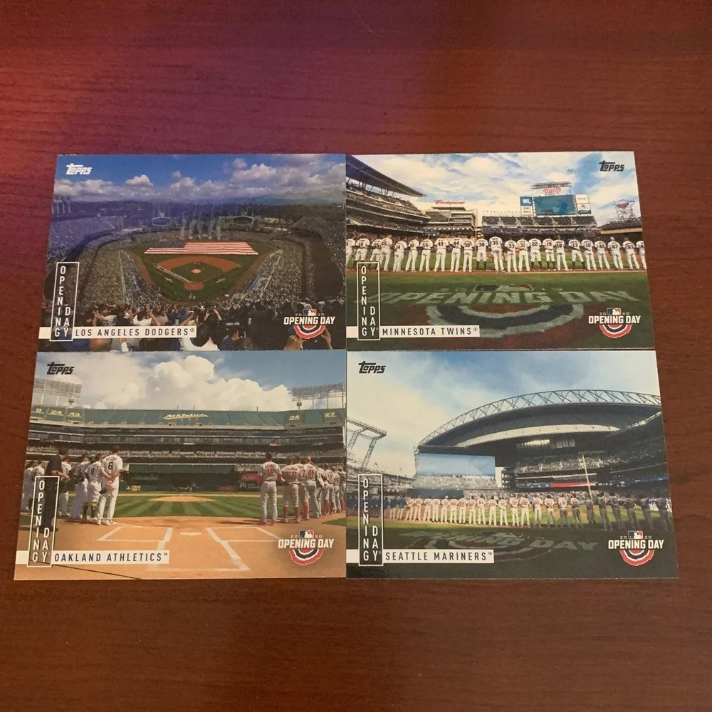 2020 Topps Opening Day‎ Set 1-15 stadiums